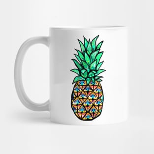 Colorful Pineapple Illustration Mug